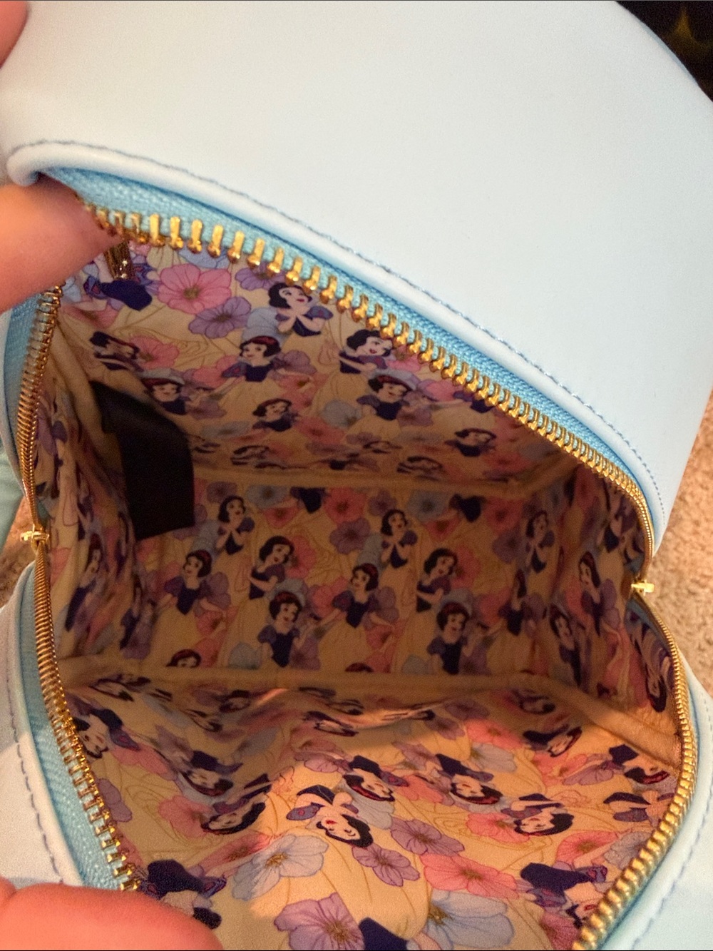 Loungefly Snow White Mini Backpack and Wallet - Light Blue, Yellow, Green - Picture 8 of 8